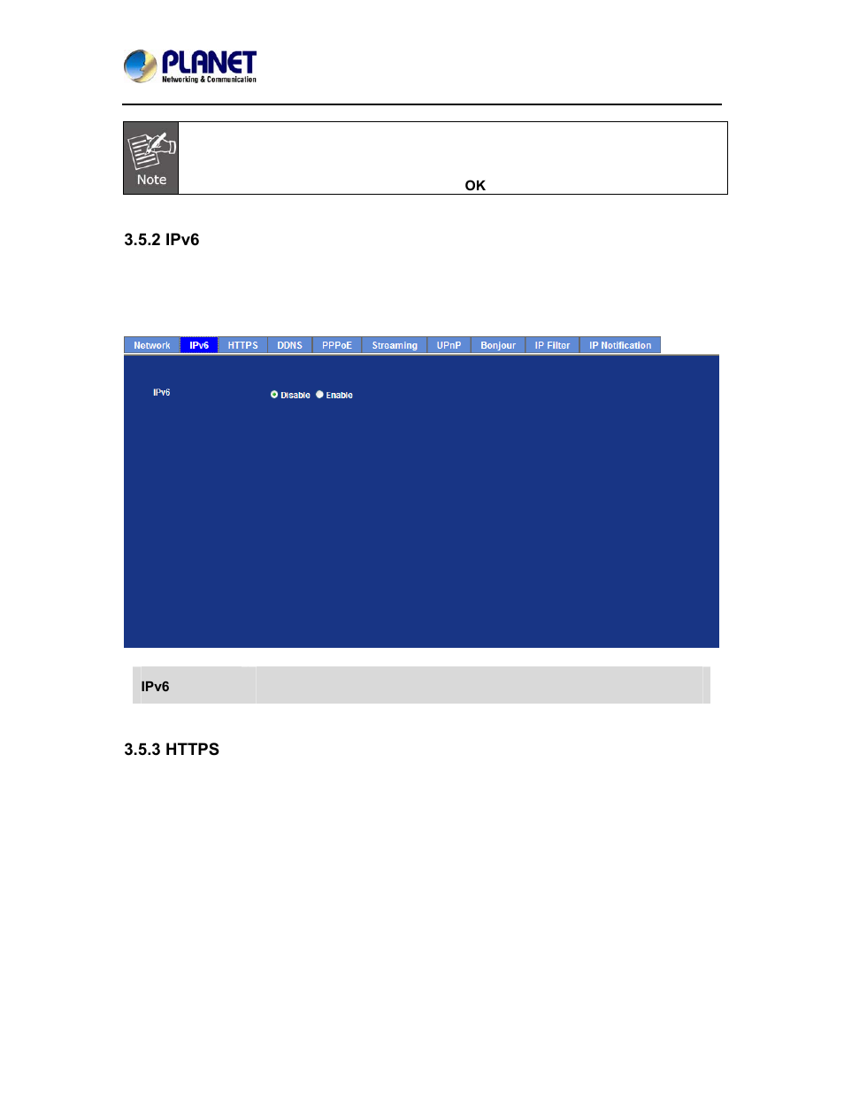 2 ipv6, 3 https | PLANET ICA-4500V User Manual | Page 45 / 99