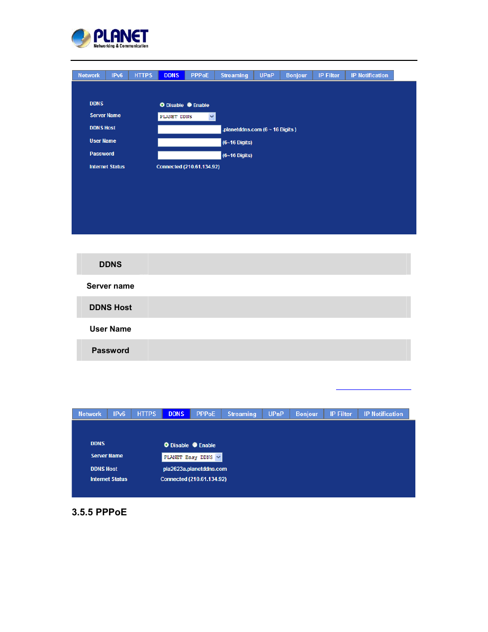 5 pppoe | PLANET ICA-4500V User Manual | Page 47 / 99