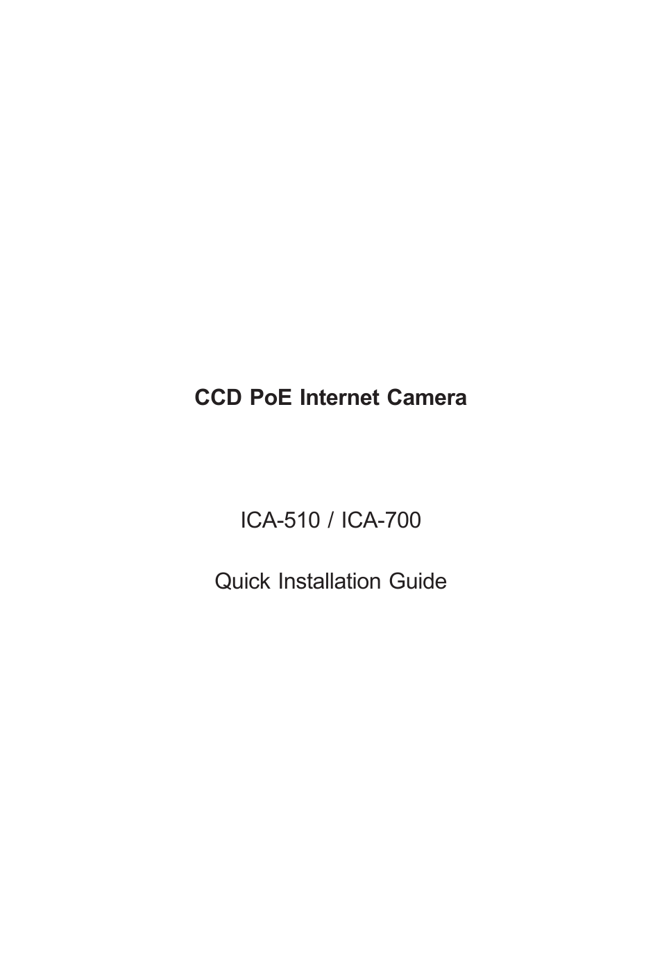 PLANET ICA-510 User Manual | 28 pages