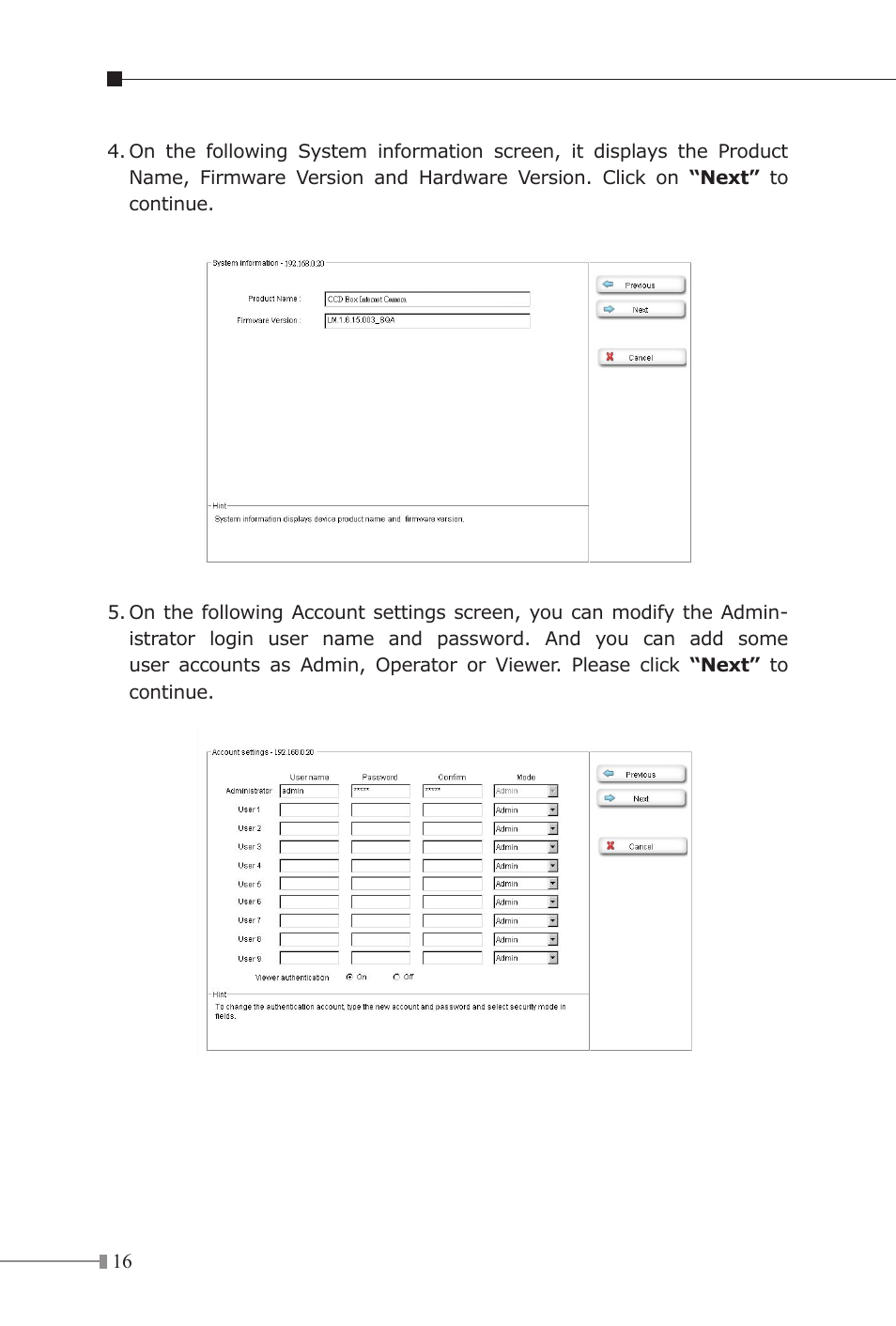 PLANET ICA-510 User Manual | Page 16 / 28