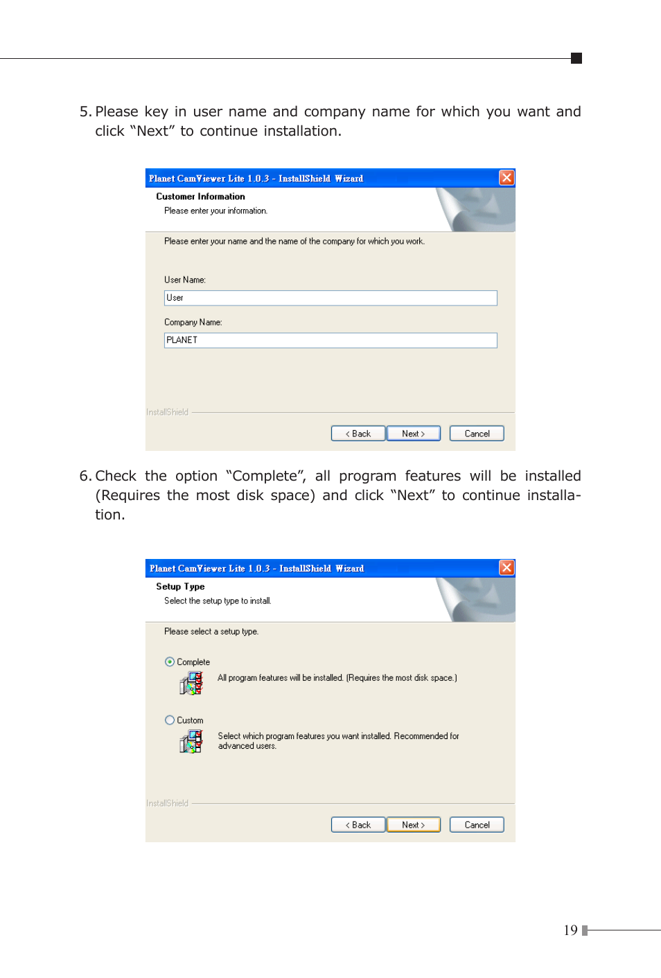 PLANET ICA-510 User Manual | Page 19 / 24