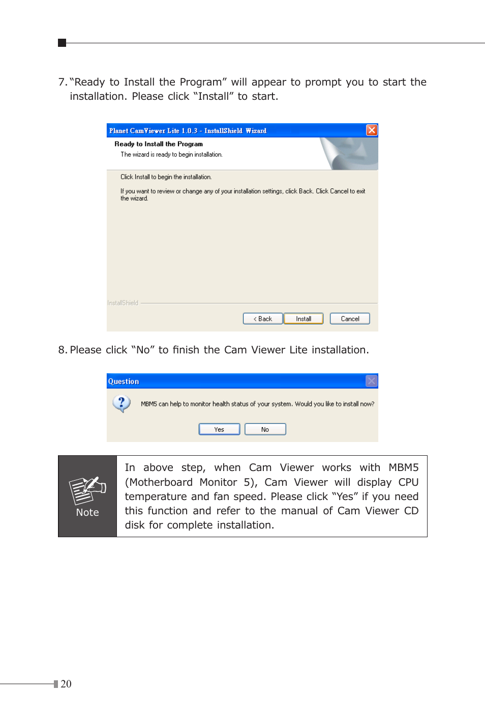 PLANET ICA-510 User Manual | Page 20 / 24