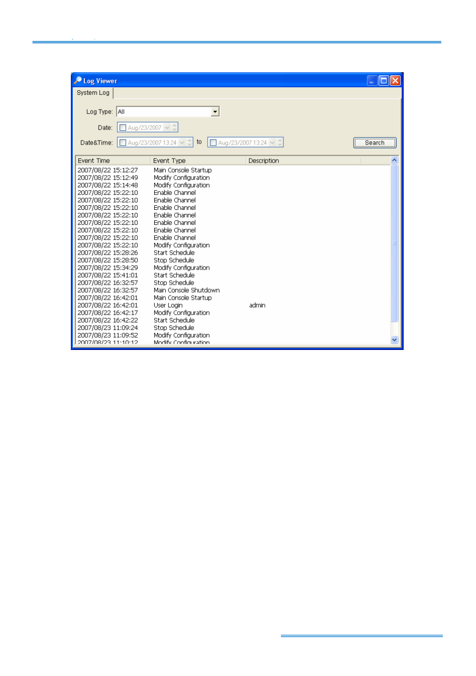 6 log viewer | PLANET ICA-510 User Manual | Page 24 / 49