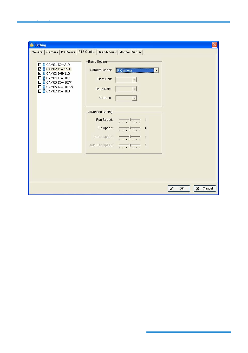 4 ptz config | PLANET ICA-510 User Manual | Page 35 / 49
