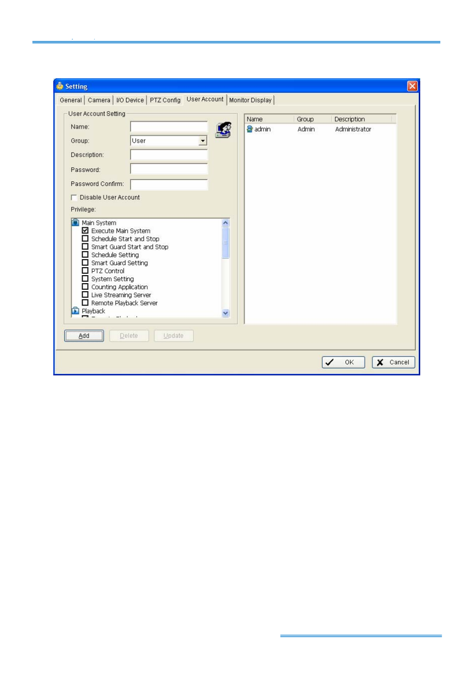5 user account | PLANET ICA-510 User Manual | Page 36 / 49