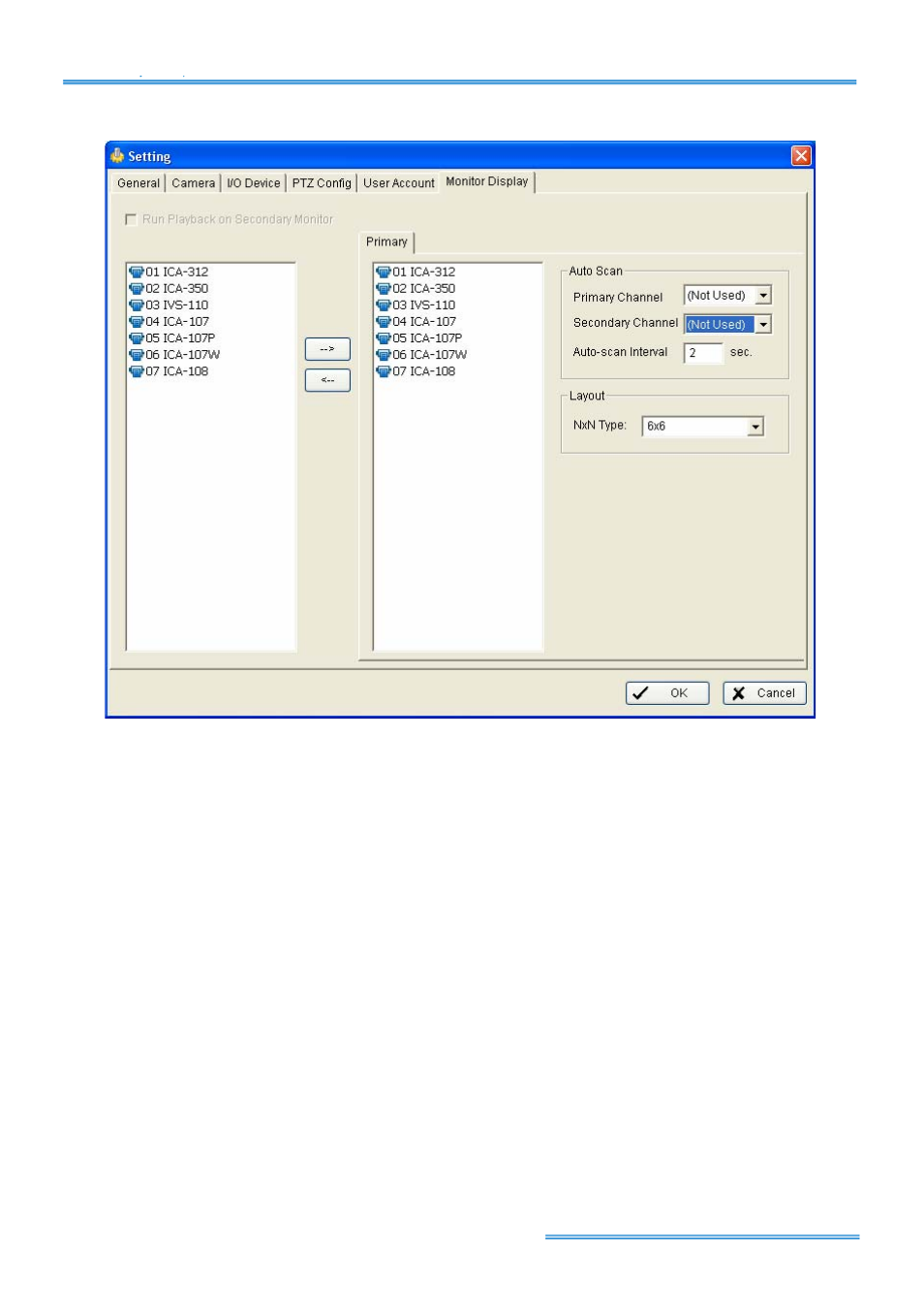 6 monitor display | PLANET ICA-510 User Manual | Page 37 / 49