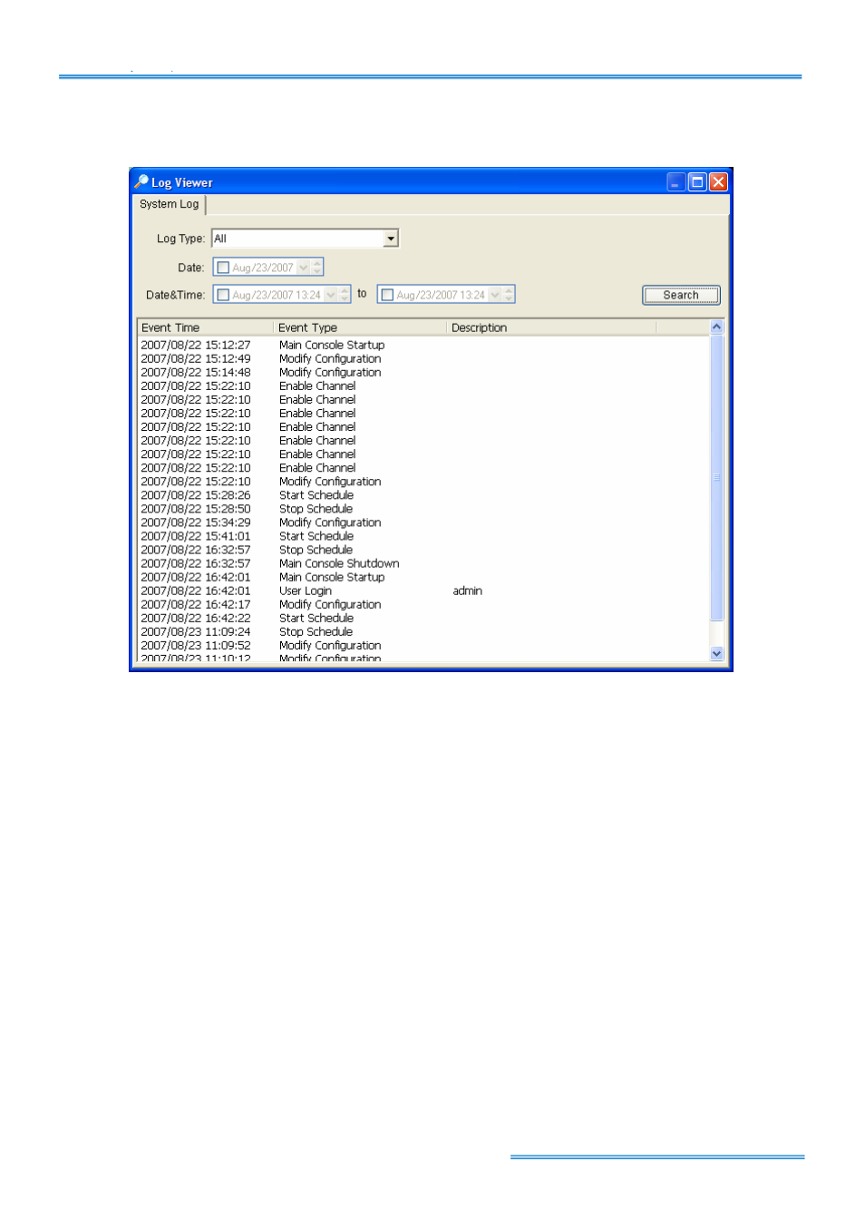 Log viewer | PLANET ICA-510 User Manual | Page 38 / 49