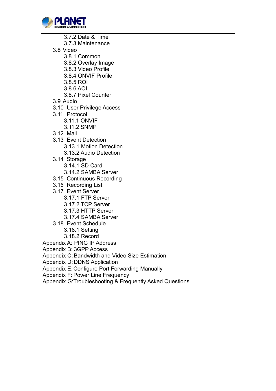 PLANET ICA-5150 User Manual | Page 5 / 90