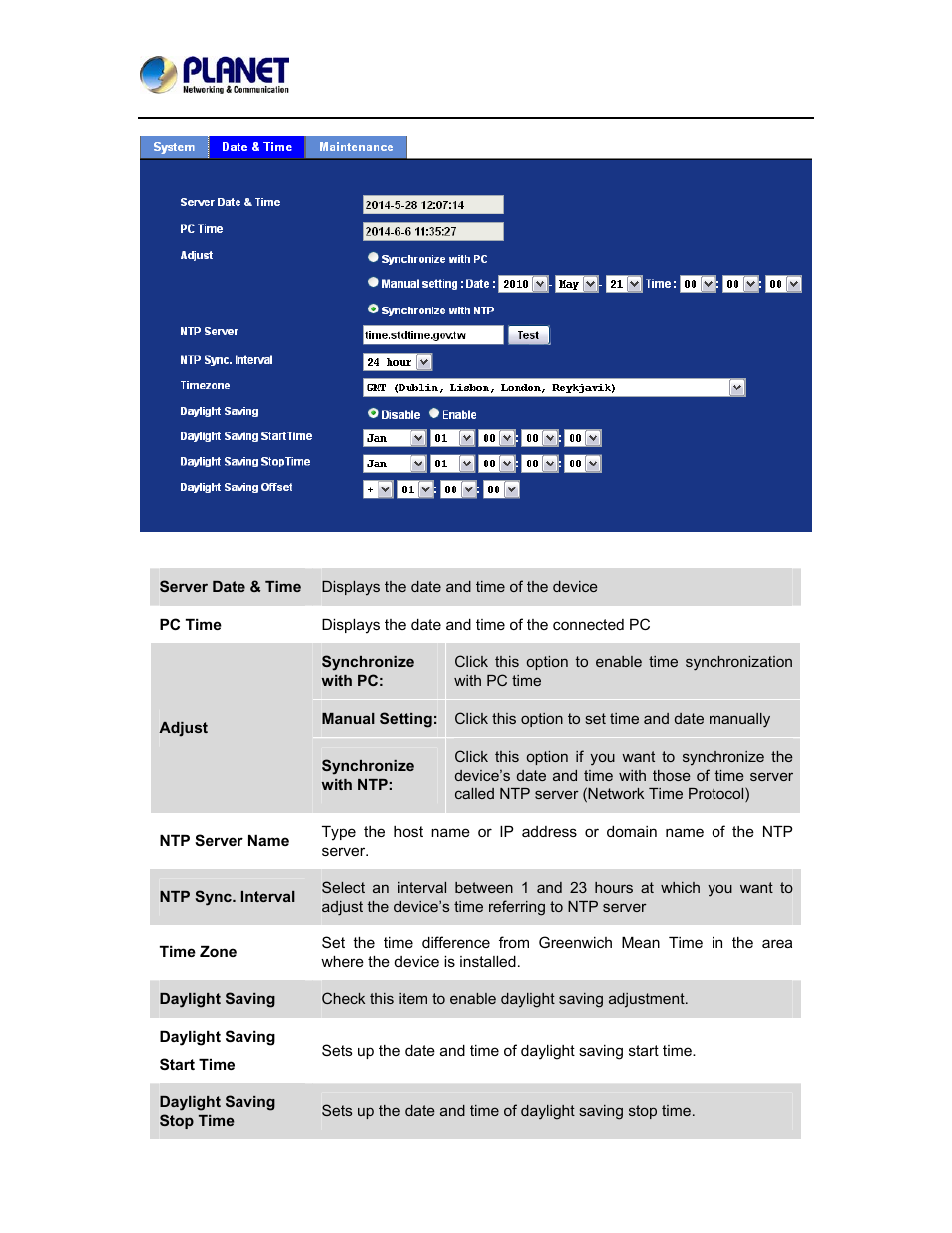 PLANET ICA-5150 User Manual | Page 50 / 90