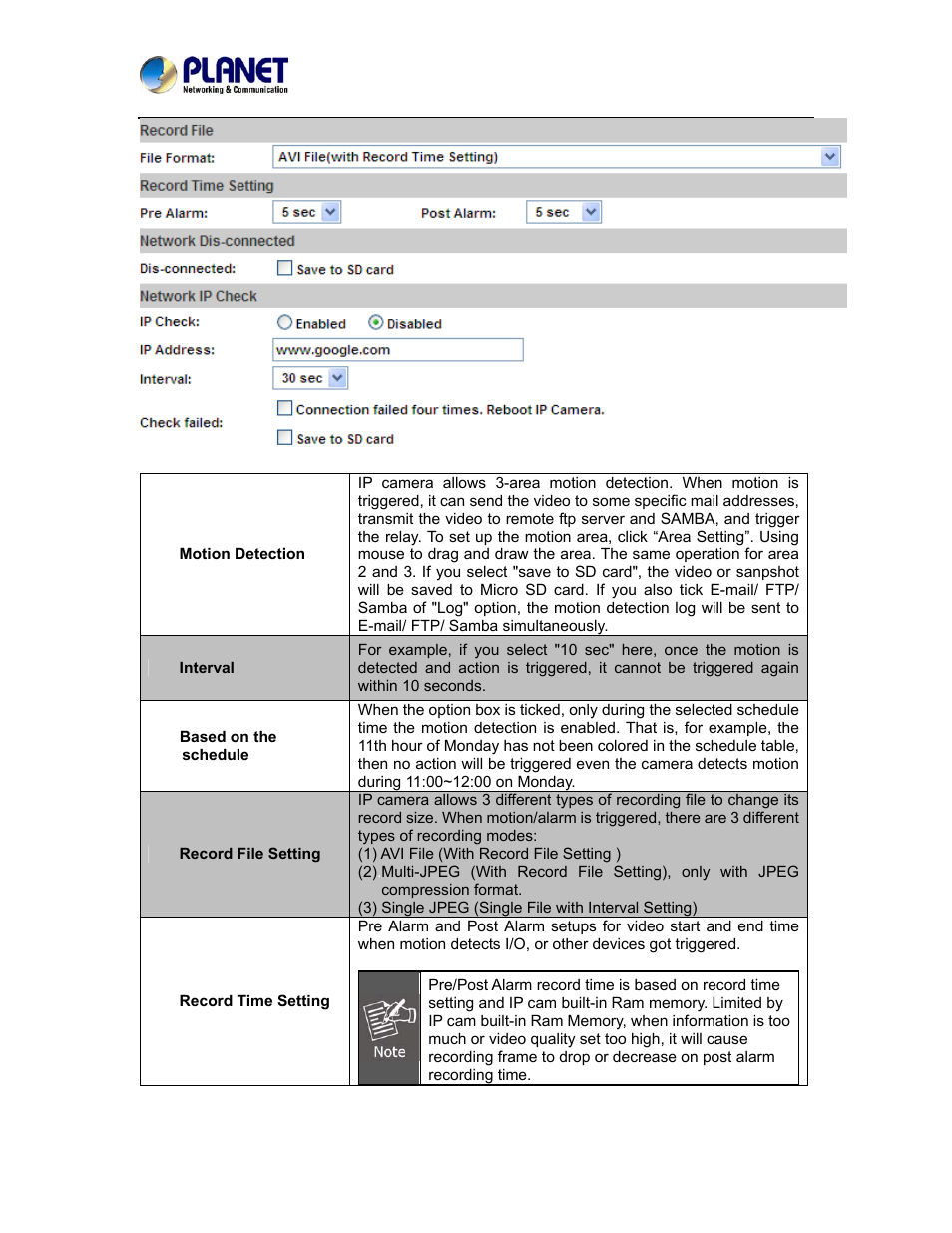PLANET ICA-5250 User Manual | Page 55 / 74