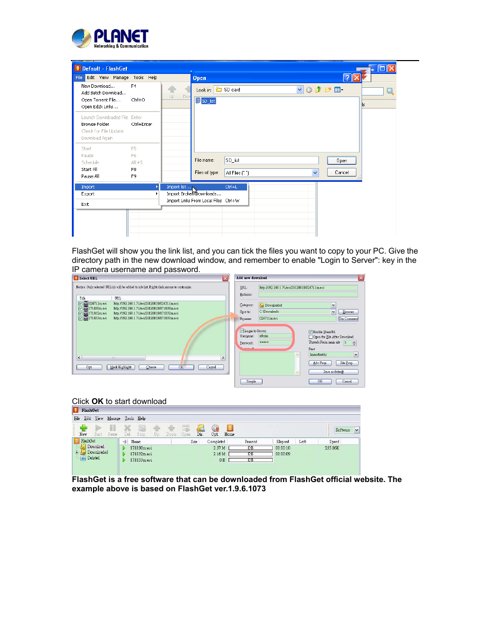 PLANET ICA-5250 User Manual | Page 60 / 74