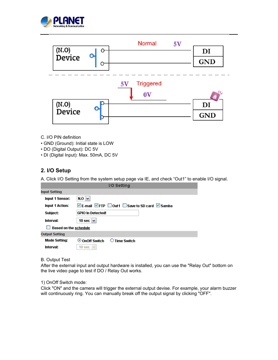 PLANET ICA-5250 User Manual | Page 62 / 74