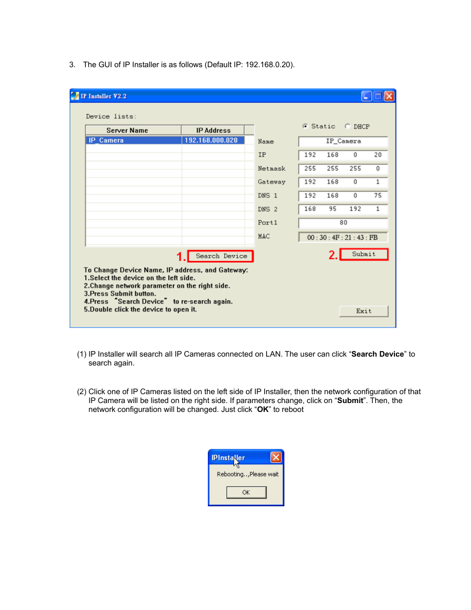 PLANET ICA-5250V User Manual | Page 22 / 81