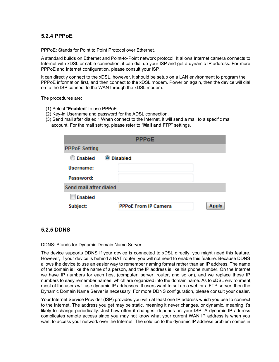 4 pppoe, 5 ddns | PLANET ICA-5250V User Manual | Page 53 / 81