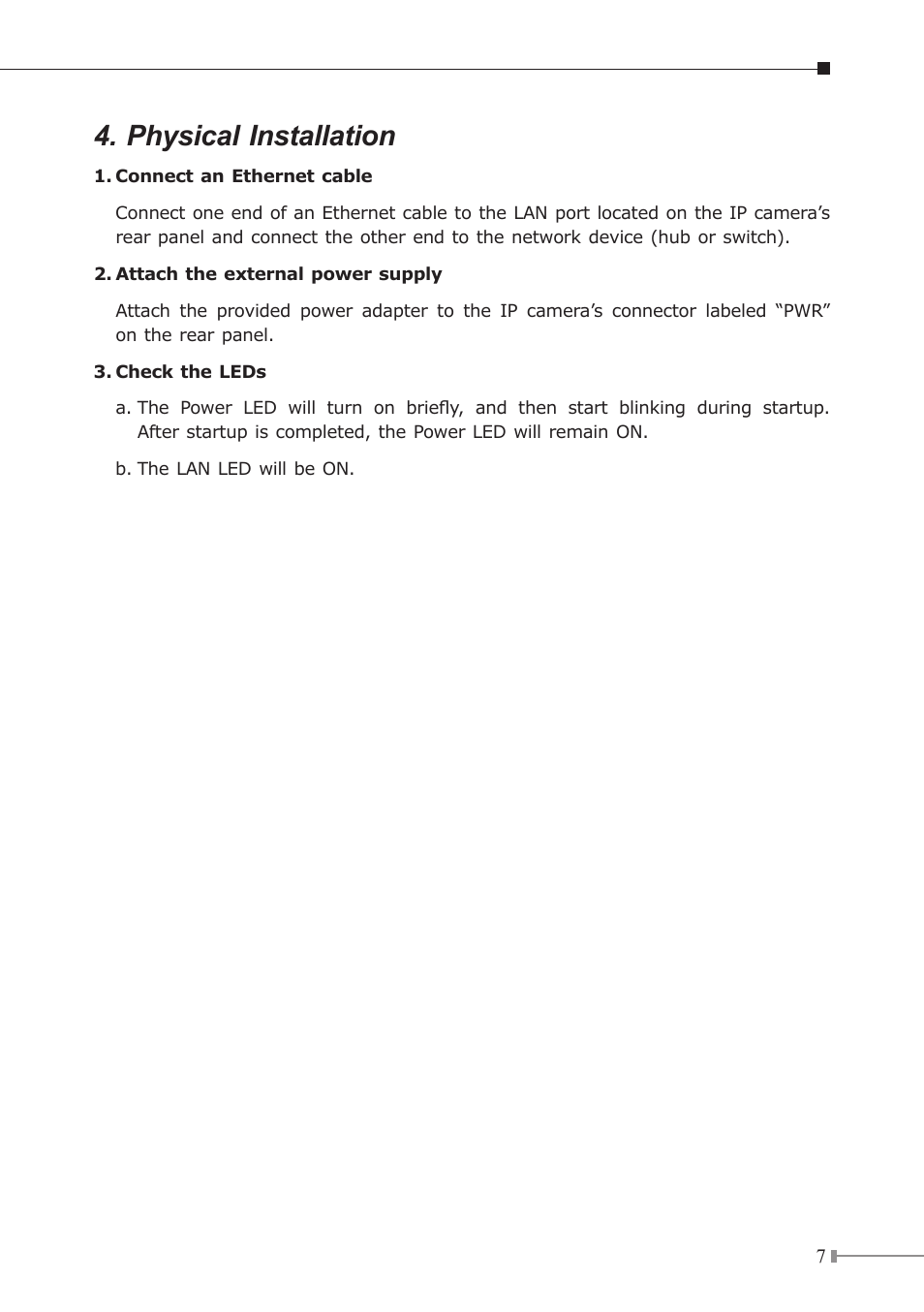 Physical installation | PLANET ICA-750 User Manual | Page 7 / 20