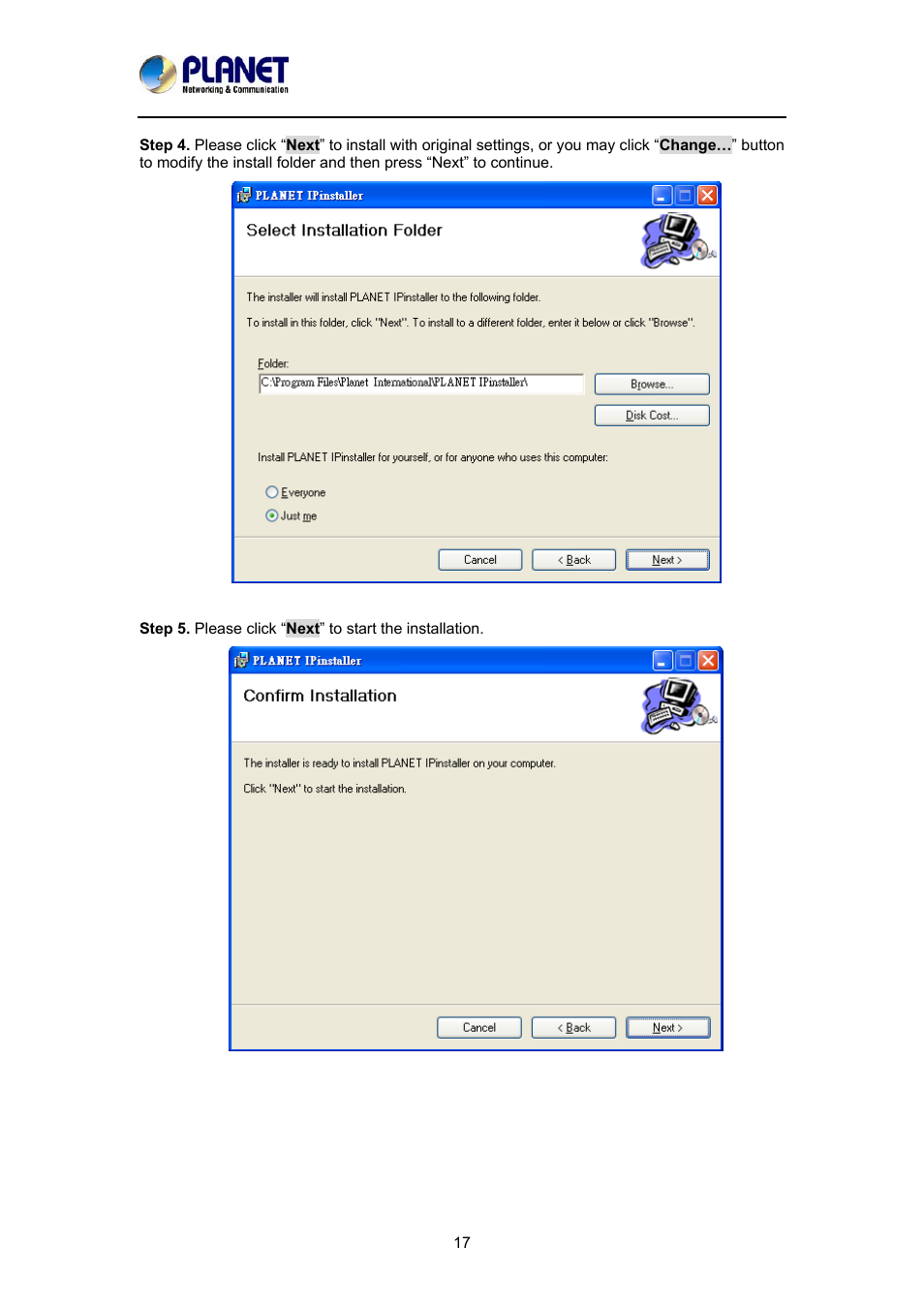 PLANET ICA-8200 User Manual | Page 17 / 68