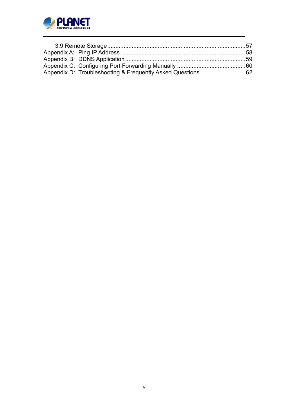 PLANET ICA-8200 User Manual | Page 5 / 68