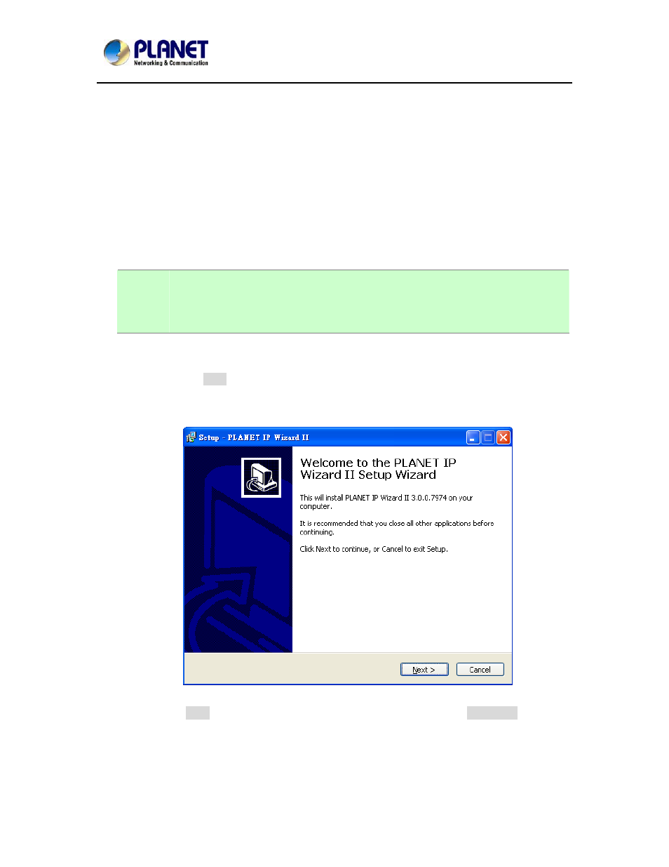 Chapter 3. initial utility installation, Chapter 3, Initial utility installation | PLANET ICA-8350 User Manual | Page 22 / 103
