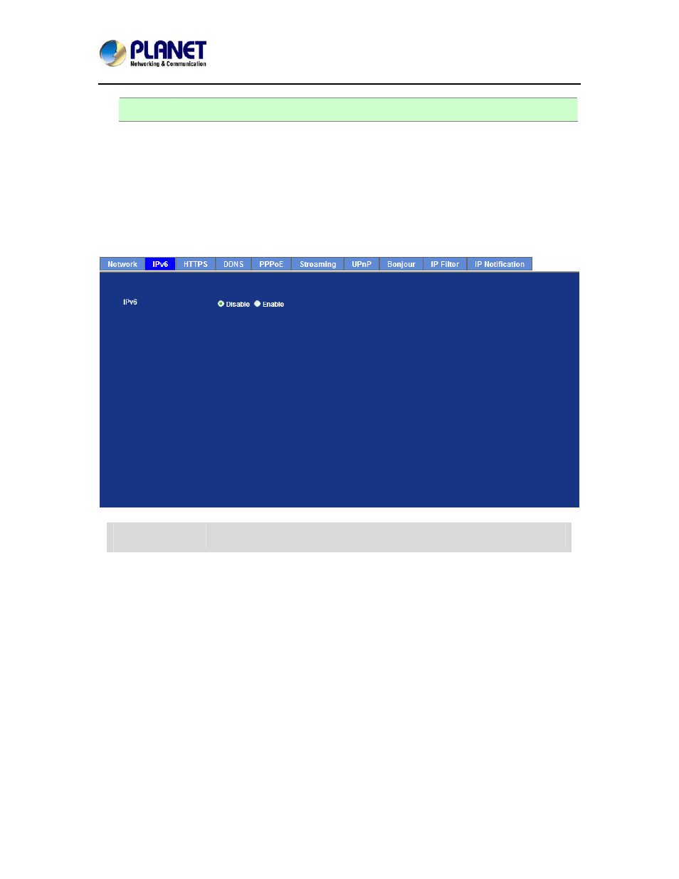 Ipv6 function, Https | PLANET ICA-8350 User Manual | Page 42 / 103