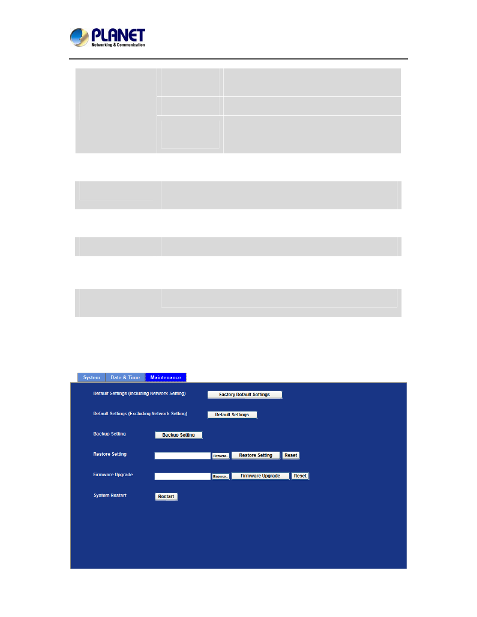 Maintenance | PLANET ICA-8350 User Manual | Page 57 / 103