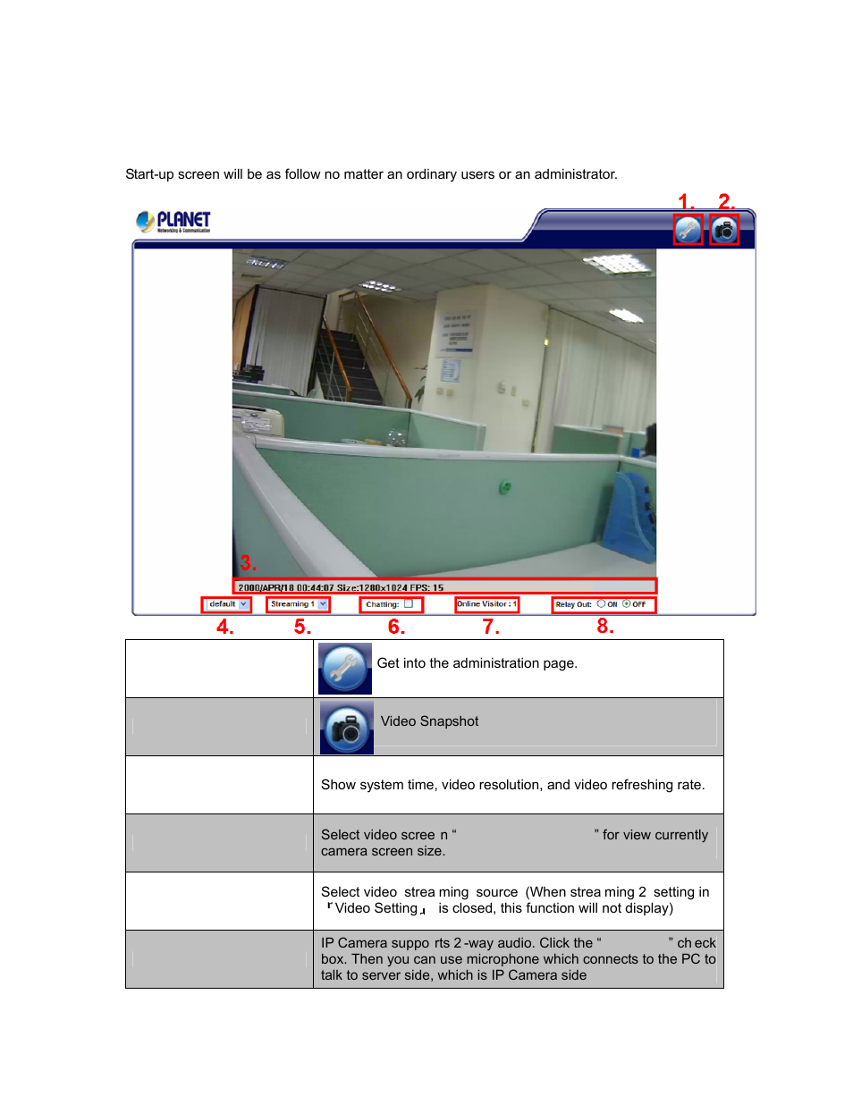 Live view | PLANET ICA-HM136 User Manual | Page 24 / 72