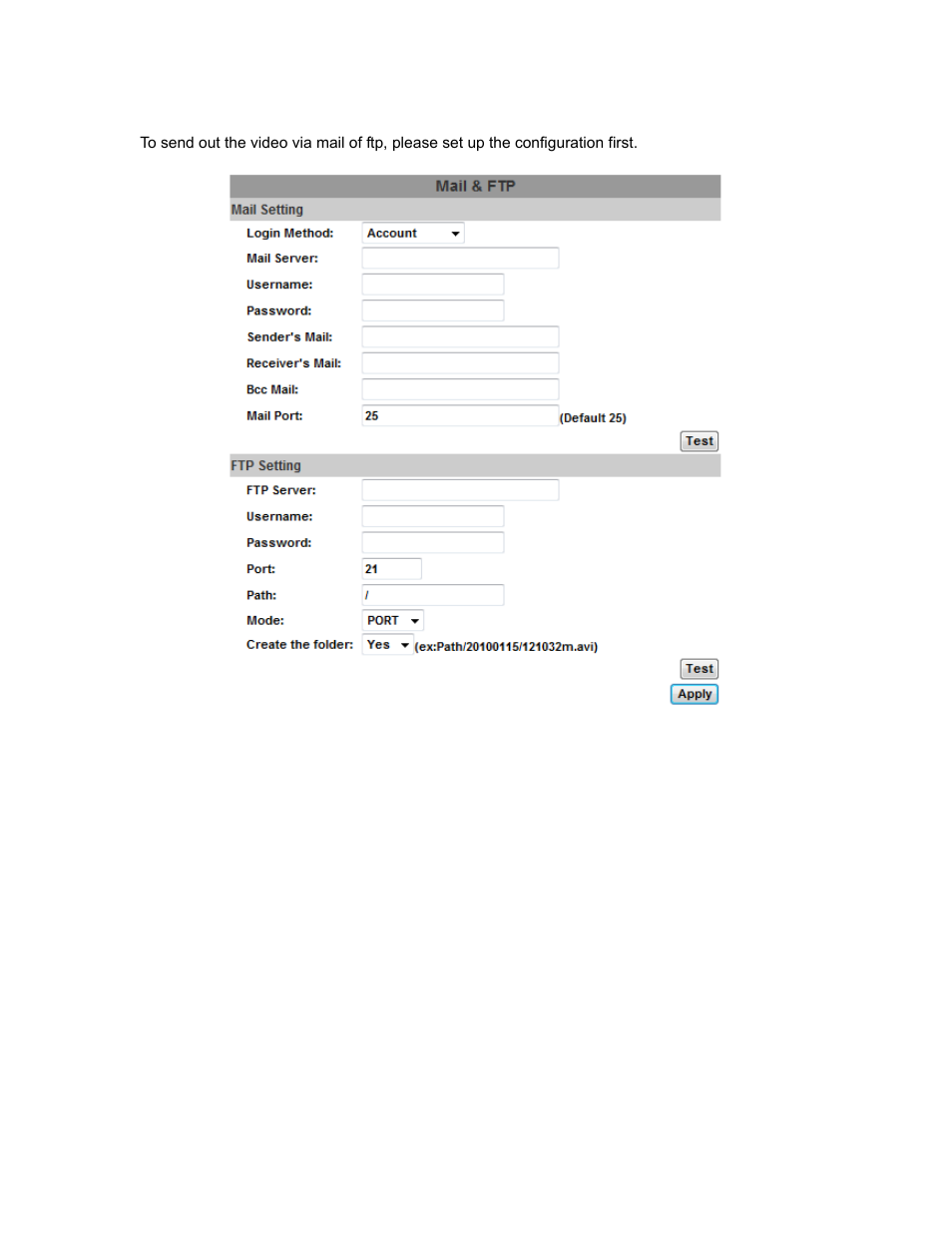 5 mail & ftp | PLANET ICA-HM136 User Manual | Page 42 / 72