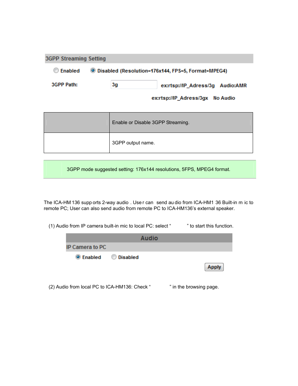 3 audio | PLANET ICA-HM136 User Manual | Page 46 / 72