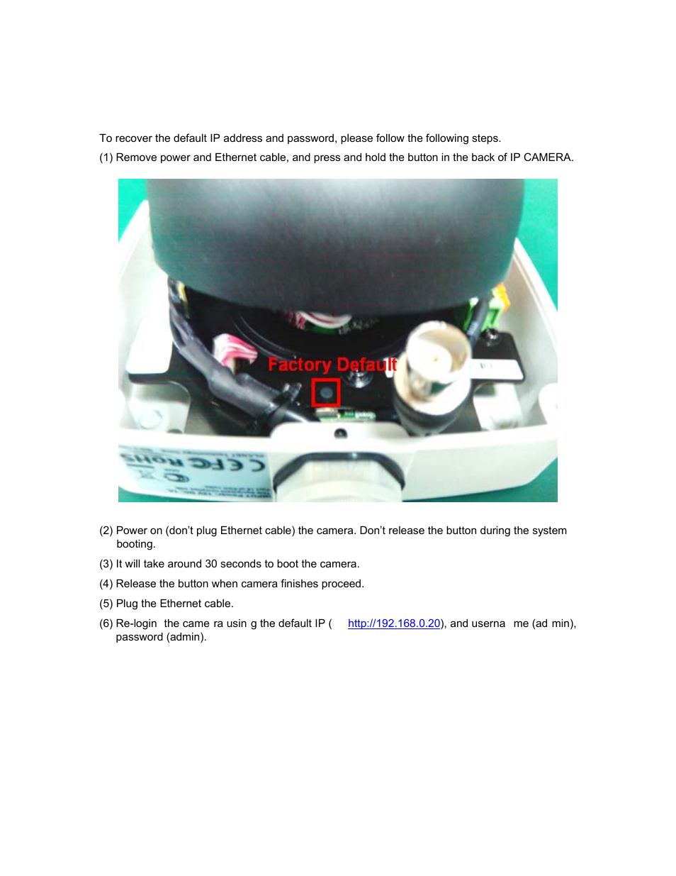 Appendix a: factory default | PLANET ICA-HM136 User Manual | Page 54 / 72