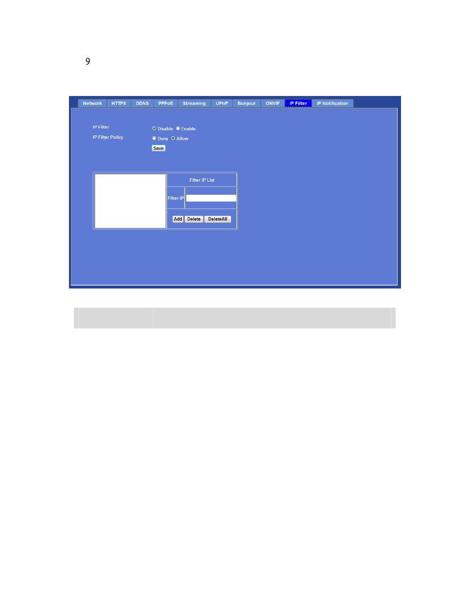 9 ip filter | PLANET ICA-HM312 User Manual | Page 47 / 94