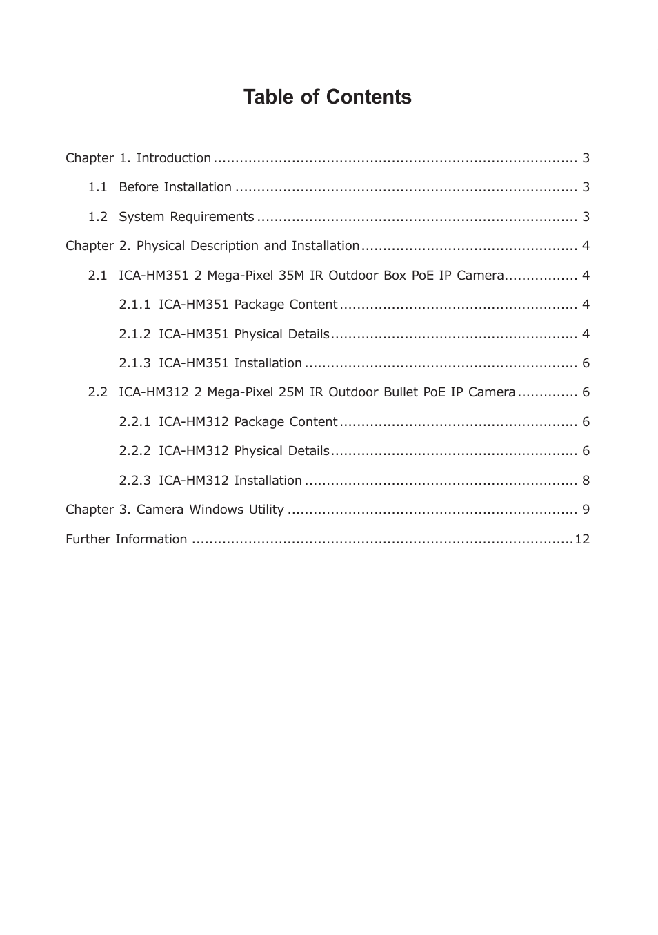 PLANET ICA-HM312 User Manual | Page 2 / 12