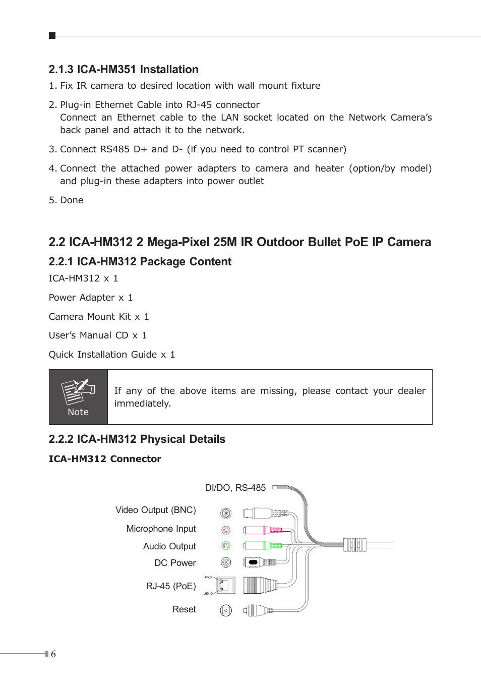 PLANET ICA-HM312 User Manual | Page 6 / 12