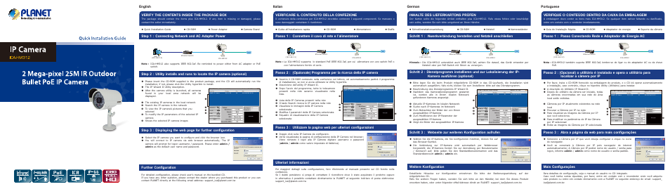PLANET ICA-HM312 User Manual | 10 pages
