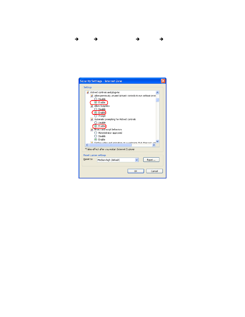 2 internet explorer 7 for windows xp | PLANET ICA-HM351 User Manual | Page 25 / 95