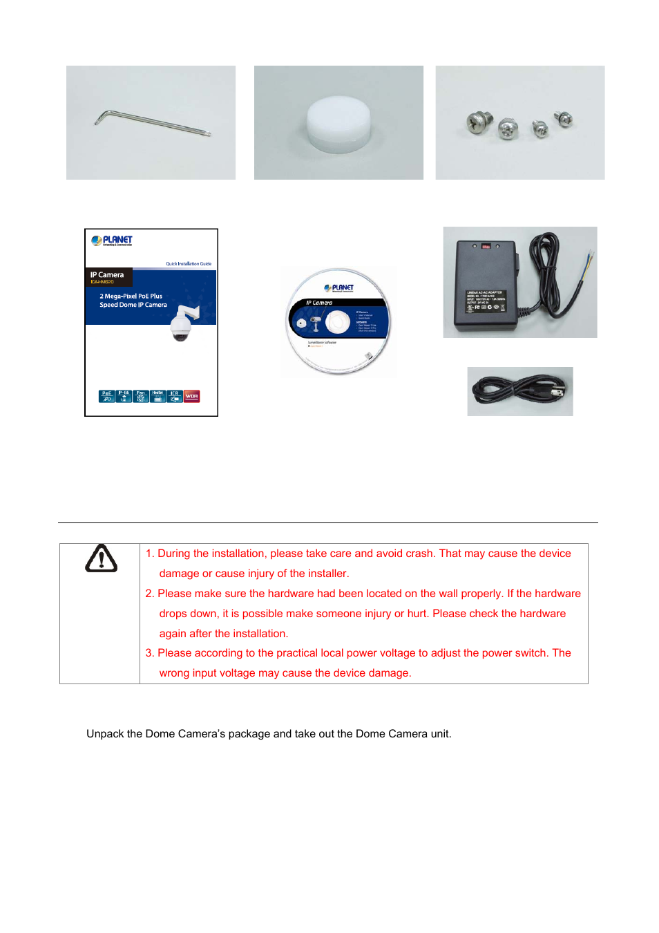 3 physical installation | PLANET ICA-HM620 User Manual | Page 10 / 109