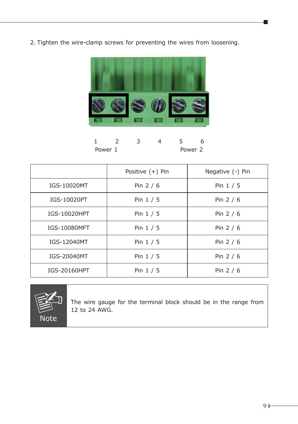 PLANET IGS-10020HPT User Manual | Page 9 / 20