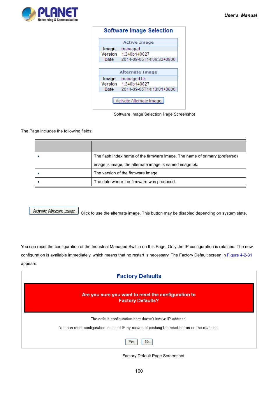 26 factory default | PLANET IGS-10020HPT User Manual | Page 100 / 417