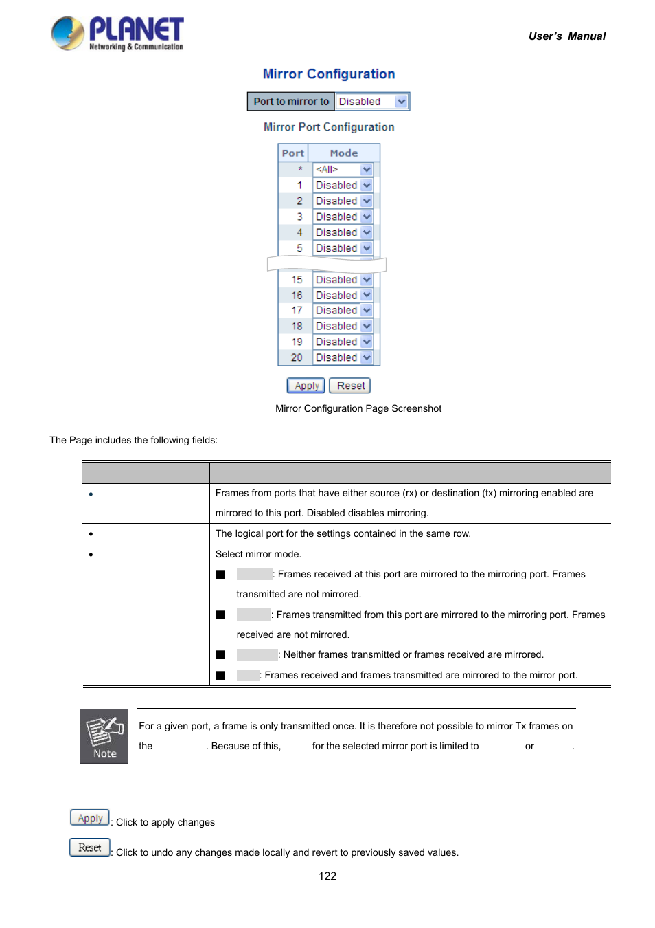 PLANET IGS-10020HPT User Manual | Page 122 / 417