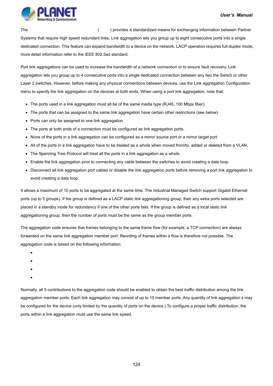 PLANET IGS-10020HPT User Manual | Page 124 / 417