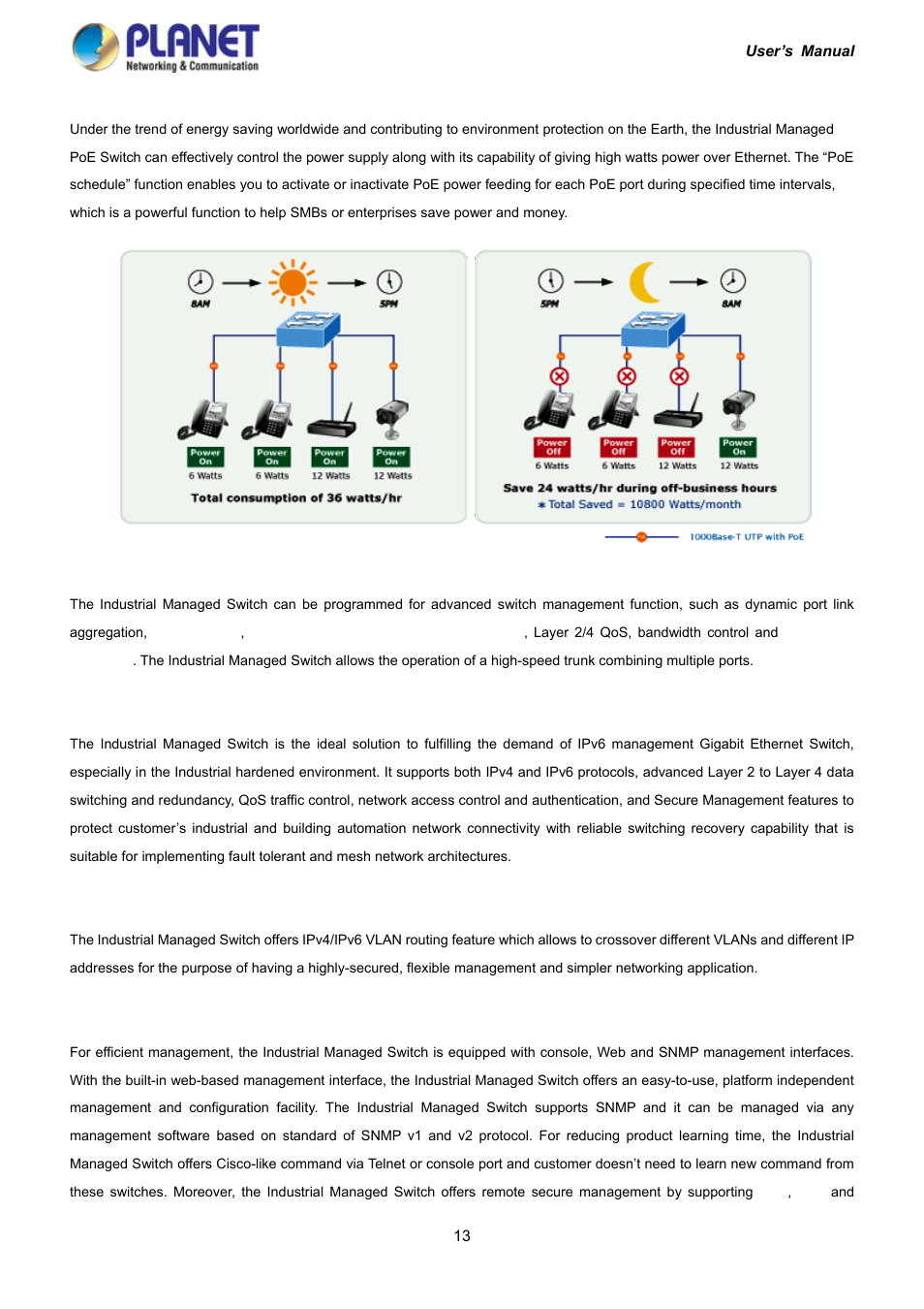 PLANET IGS-10020HPT User Manual | Page 13 / 417