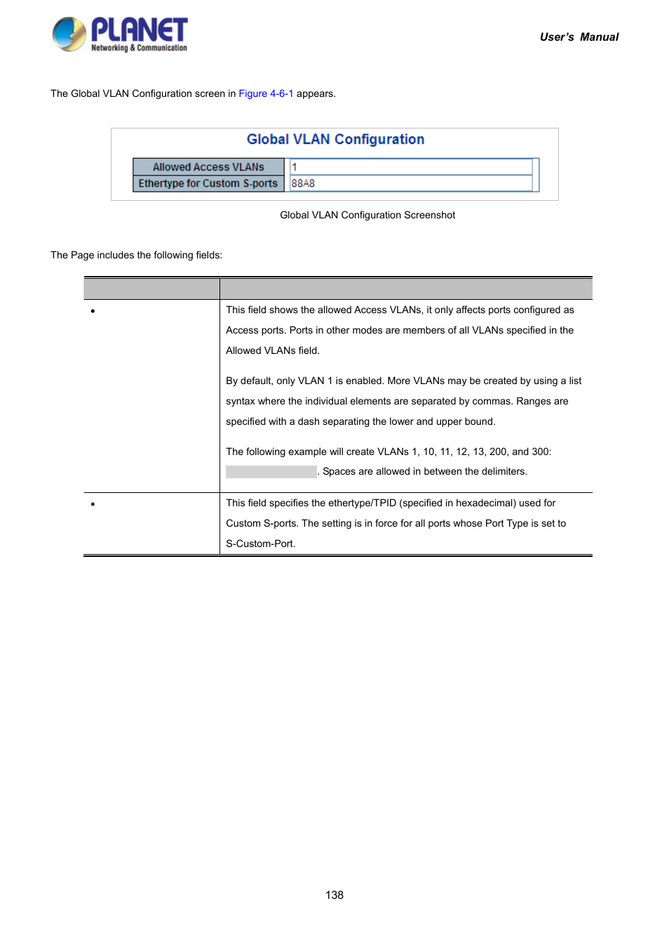 PLANET IGS-10020HPT User Manual | Page 138 / 417