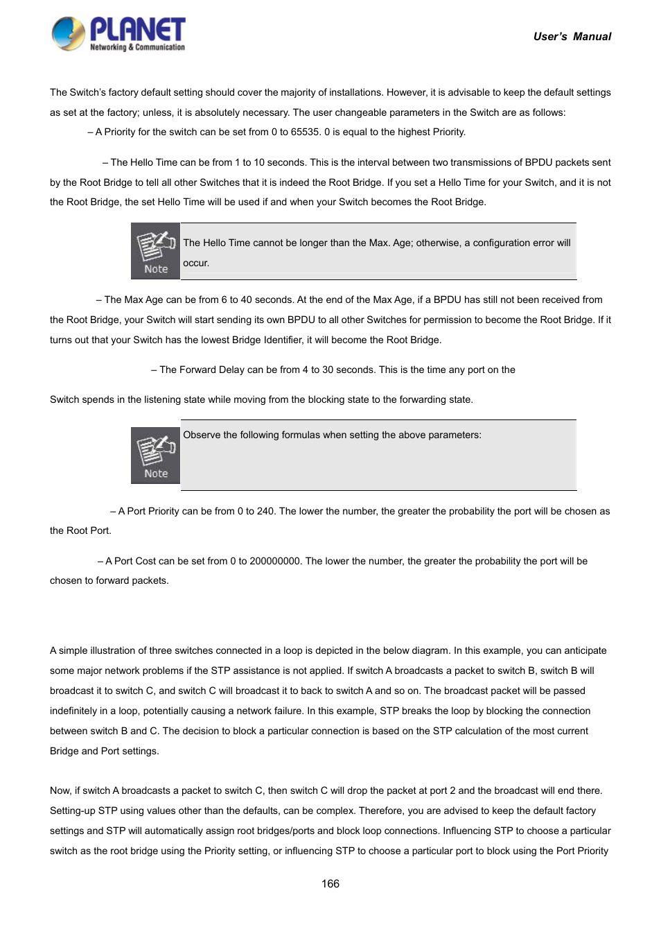 PLANET IGS-10020HPT User Manual | Page 166 / 417