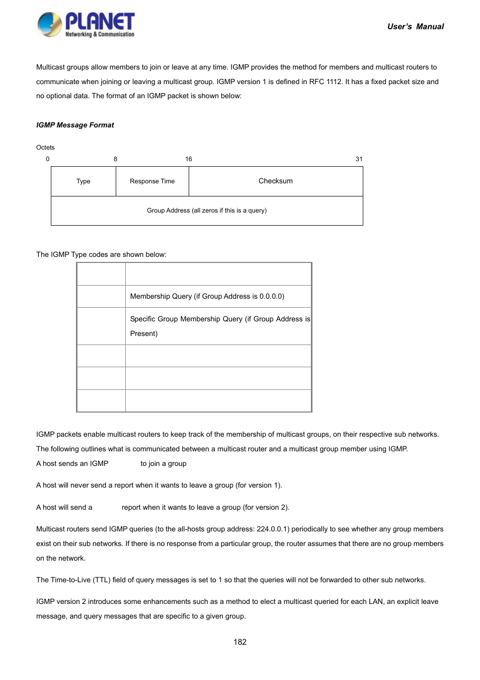 PLANET IGS-10020HPT User Manual | Page 182 / 417