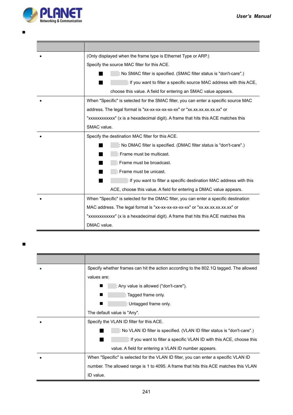 PLANET IGS-10020HPT User Manual | Page 241 / 417