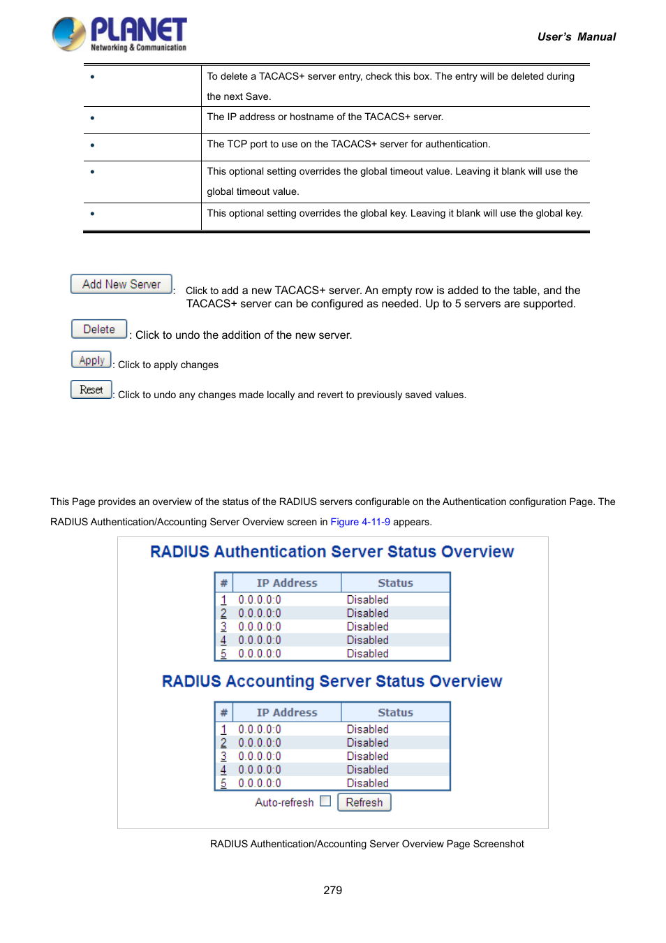 8 radius overview | PLANET IGS-10020HPT User Manual | Page 279 / 417