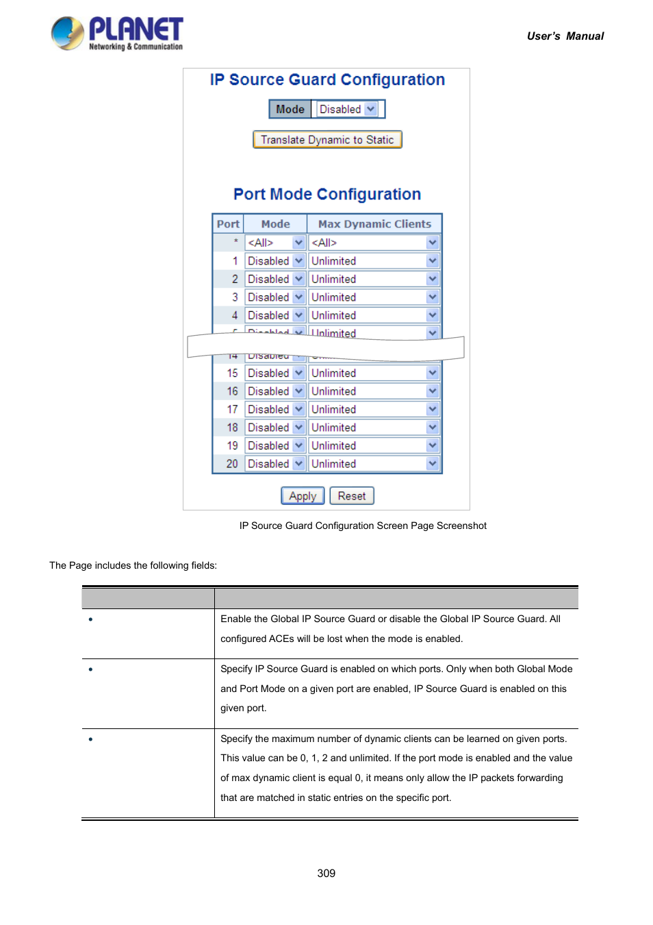 PLANET IGS-10020HPT User Manual | Page 309 / 417