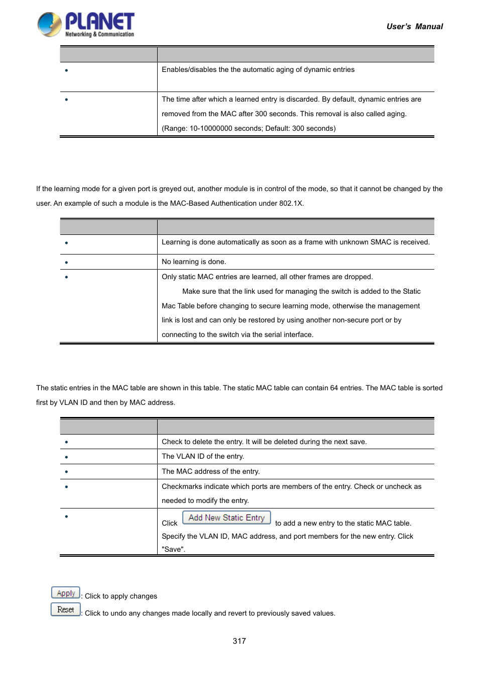 PLANET IGS-10020HPT User Manual | Page 317 / 417