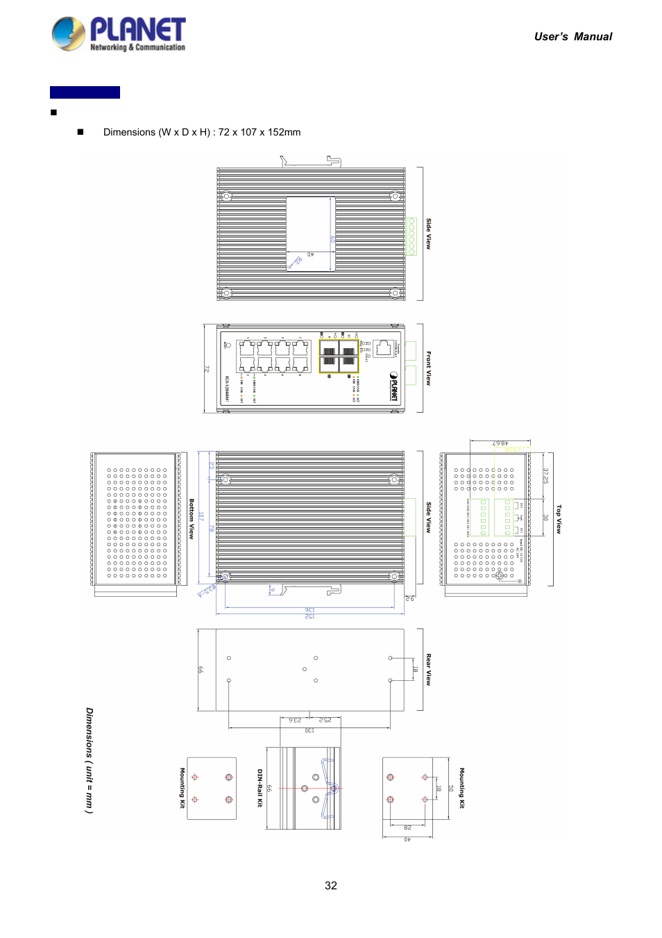 PLANET IGS-10020HPT User Manual | Page 32 / 417