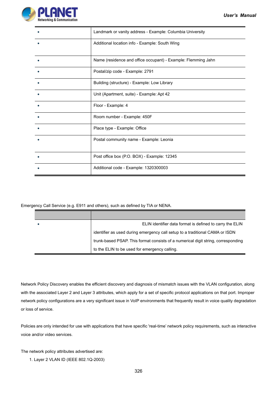 PLANET IGS-10020HPT User Manual | Page 326 / 417