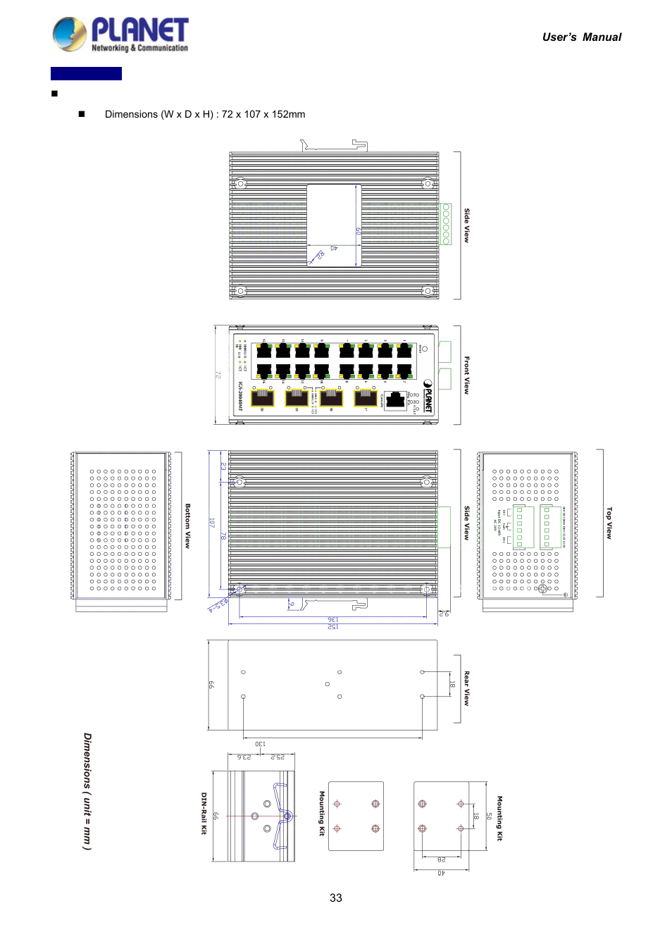 PLANET IGS-10020HPT User Manual | Page 33 / 417