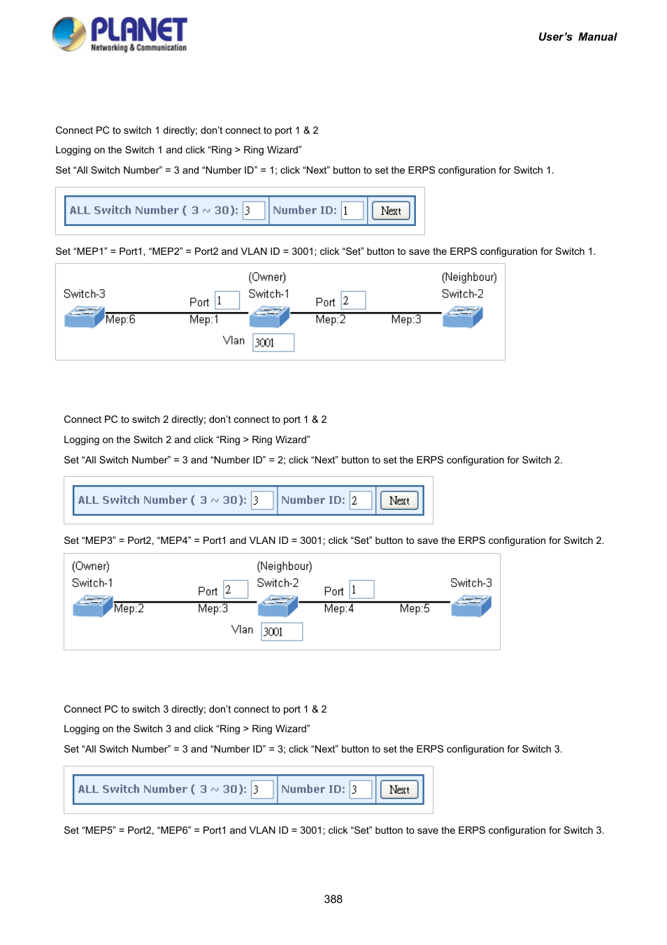 PLANET IGS-10020HPT User Manual | Page 388 / 417